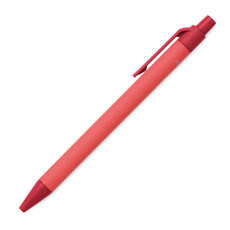 Penna a sfera in PLA di mais colore rosso