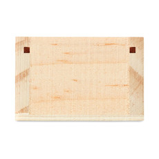 Set 12 colori in box di legno colore legno