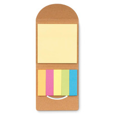 Memopad in sughero 125 fogli colore beige