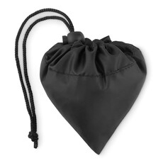 Shopper pieghevole in RPET colore nero