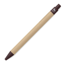 Penna in caffè e ABS colore marrone