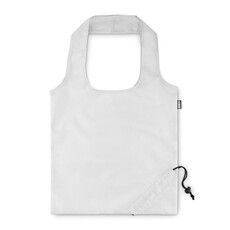 Shopper pieghevole in RPET colore bianco MO9861-06