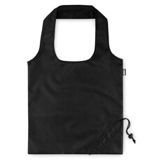 Shopper pieghevole in RPET colore nero MO9861-03