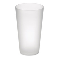 Bicchiere riutilizzabile 550ml colore bianco trasparente MO9907-26