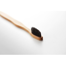 Spazzolino da denti in bamboo colore nero