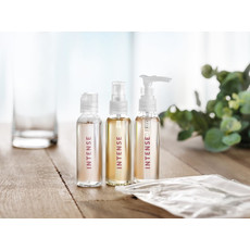 Porta cosmetici da viaggio colore trasparente