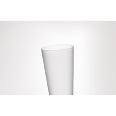 Bicchiere riutilizzabile 550ml colore bianco trasparente