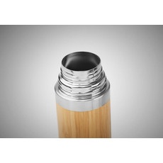 Thermos rivestito in bamboo colore legno