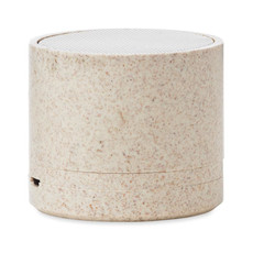 Speaker bluetooth in paglia colore beige