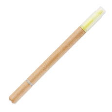 Penna con evidenziatore colore giallo MO9895-08