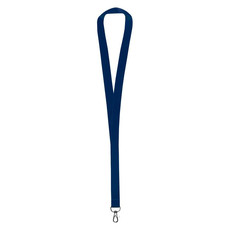 Lanyard in raso con moschettone