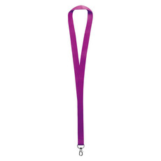 Lanyard in raso con moschettone