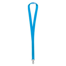 Lanyard in raso con moschettone