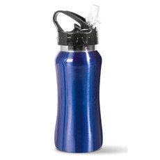 Borraccia in acciaio inox con cannuccia