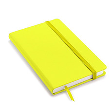 Quaderno A5 con copertina fluo