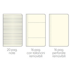 Parure agenda 2026 settimanale notes e penna dettaglio interni