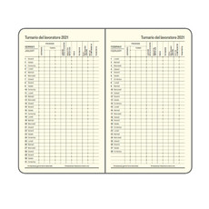 Agenda 2026 settimanale notes turnario lavoratore