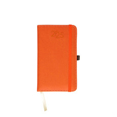 Agenda 2025 giornaliera tascabile arancio