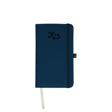 Agenda 2025 giornaliera tascabile blu