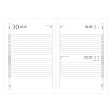 Agenda giornaliera 2025 in pvc interno