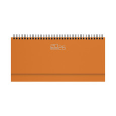 Planning base settimanale da scrivania 2026 arancio