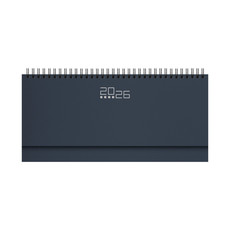 Planning base settimanale da scrivania 2026 blu