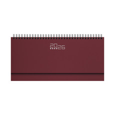 Planning base settimanale da scrivania 2026 bordeaux