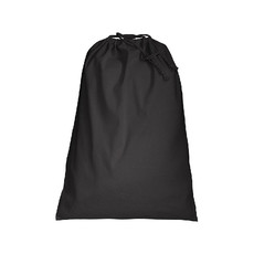 Sacchetto in cotone con chiusura a strozzo colore nero