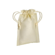 Sacchetto in tnt con cordini 10x14 cm colore naturale