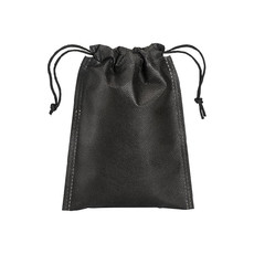 Sacchetto in tnt con cordini 15x20 cm  colore nero