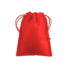 Sacchetto in tnt con cordini 15x20 cm colore rosso