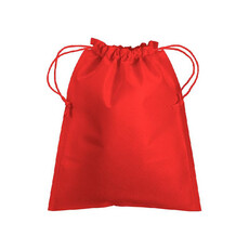 Sacchetto in tnt con cordini 25x30 cm colore rosso