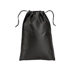 Sacchetto in tnt con cordini 30x45 cm colore nero