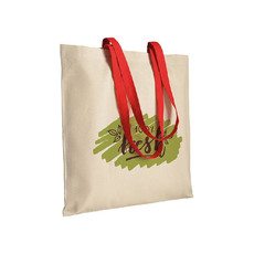 Shopper 220g in cotone  colore rosso