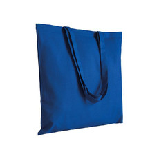 Shopper 38x42 cm in cotone colore royal