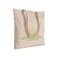 Shopper 38x42 cm in cotone naturale colore naturale