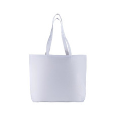 Shopper Desy colorata con manici lunghi colore bianco