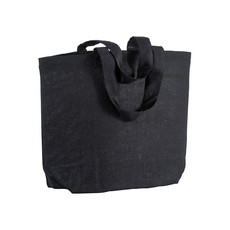 Shopper Greta colorata in cotone 120g colore nero