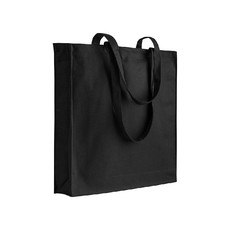 Shopper Sasha colorata in canvas colore nero