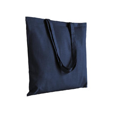 Shopper colorata in canvas colore blu