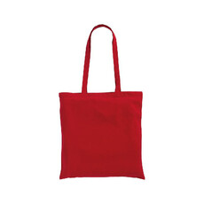 Shopper colorata in canvas colore rosso