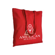 Shopper colorata in canvas colore rosso