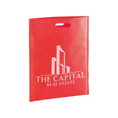 Shopper con manico intagliato colore rosso