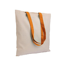 Shopper in cotone organico 135g colore arancione