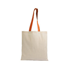 Shopper in cotone organico 135g colore arancione