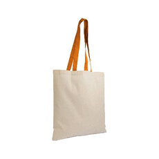 Shopper in cotone organico 135g colore arancione