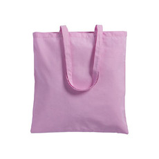 Shopper manici lunghi 42x42 colorata colore rosa