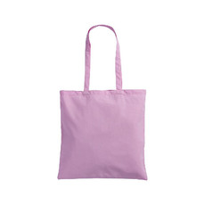 Shopper manici lunghi 42x42 colorata colore rosa