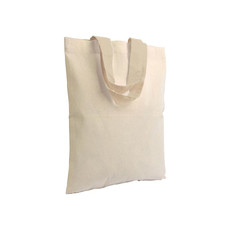 Shopper mini in cotone natural 135g colore naturale