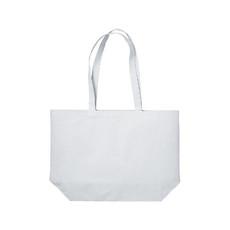 shopper(50x35x16)280grmq cotone nera colore bianco